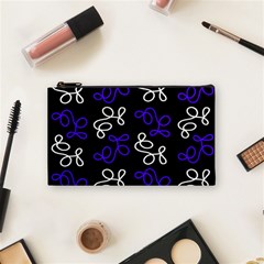 Elegance - Blue Cosmetic Bag (small)  by Valentinaart