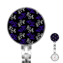 Elegance - Blue Stainless Steel Nurses Watch by Valentinaart