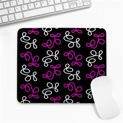 Elegance - Magenta  Large Mousepads by Valentinaart