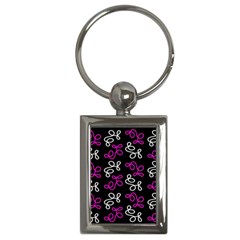 Elegance - Magenta  Key Chains (rectangle)  by Valentinaart