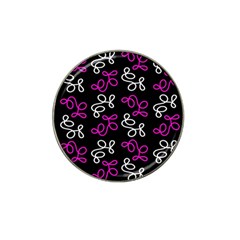 Elegance - Magenta  Hat Clip Ball Marker by Valentinaart