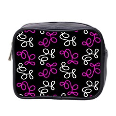 Elegance - Magenta  Mini Toiletries Bag 2-side by Valentinaart