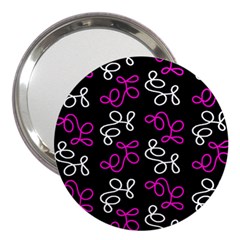 Elegance - Magenta  3  Handbag Mirrors by Valentinaart