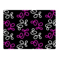 Elegance - Magenta  Double Sided Flano Blanket (mini)  by Valentinaart