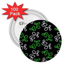 Elegance - Green 2 25  Buttons (100 Pack)  by Valentinaart