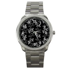 Elegance - Gray Sport Metal Watch by Valentinaart