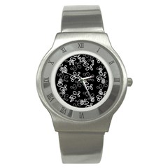 Elegance - Gray Stainless Steel Watch by Valentinaart