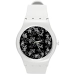 Elegance - gray Round Plastic Sport Watch (M) Front