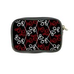 Elegant red and white pattern Coin Purse Back