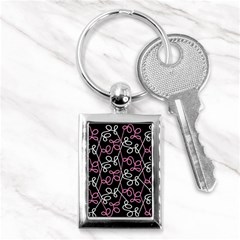 Elegance - Pink Key Chains (rectangle)  by Valentinaart