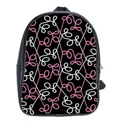 Elegance - Pink School Bags(large)  by Valentinaart