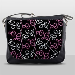 Elegance - Pink Messenger Bags by Valentinaart