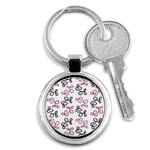 Magenta elegance  Key Chains (Round)  Front