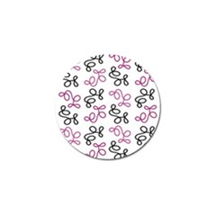 Magenta Elegance  Golf Ball Marker by Valentinaart