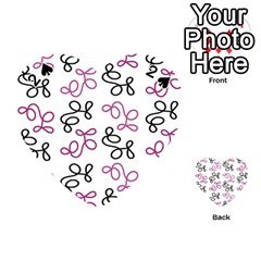 Magenta Elegance  Playing Cards 54 (heart) 