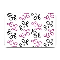 Magenta Elegance  Small Doormat  by Valentinaart