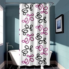 Magenta Elegance  Shower Curtain 36  X 72  (stall)  by Valentinaart