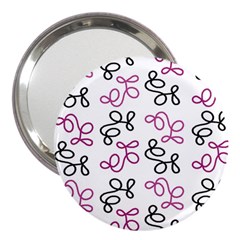 Magenta Elegance  3  Handbag Mirrors by Valentinaart