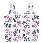 Magenta elegance  Full Print Recycle Bags (L)  Back