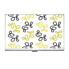 Yellow Elegance Business Card Holders by Valentinaart