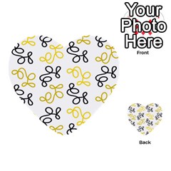 Yellow Elegance Multi-purpose Cards (heart) 