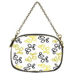 Yellow Elegance Chain Purses (two Sides)  by Valentinaart