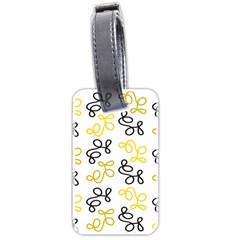 Yellow Elegance Luggage Tags (two Sides) by Valentinaart