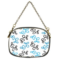 Blue Elegance  Chain Purses (two Sides)  by Valentinaart