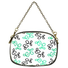 Green Elegance Chain Purses (two Sides)  by Valentinaart