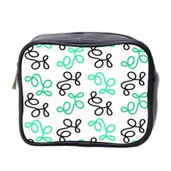 Green Elegance Mini Toiletries Bag 2-side by Valentinaart