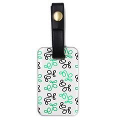 Green Elegance Luggage Tags (one Side)  by Valentinaart