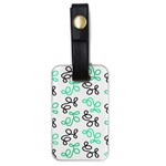 Green elegance Luggage Tags (One Side)  Front