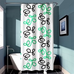 Green Elegance Shower Curtain 36  X 72  (stall)  by Valentinaart