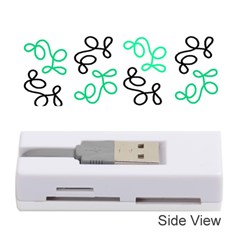 Green Elegance Memory Card Reader (stick)  by Valentinaart