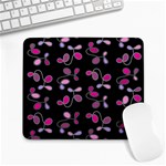 Magenta garden Large Mousepads Front