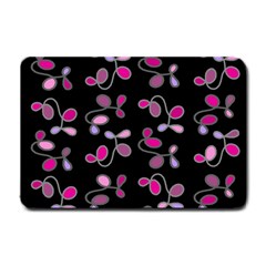 Magenta Garden Small Doormat  by Valentinaart