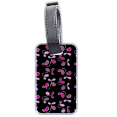 Magenta Garden Luggage Tags (two Sides) by Valentinaart