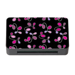 Magenta Garden Memory Card Reader With Cf by Valentinaart