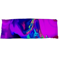 The Perfect Wave Pink Blue Red Cyan Body Pillow Case (dakimakura) by EDDArt