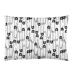 Safety Pin Pattern Pillow Case by kostolom3000shop