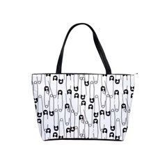 Safety Pin Pattern Shoulder Handbags by kostolom3000shop