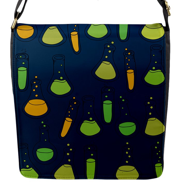 Science Geek Flap Messenger Bag (S)