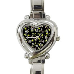 My Beautiful Garden Heart Italian Charm Watch by Valentinaart