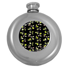 My Beautiful Garden Round Hip Flask (5 Oz) by Valentinaart