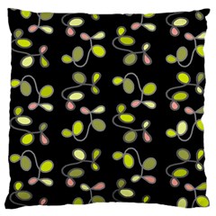 My Beautiful Garden Large Cushion Case (one Side) by Valentinaart