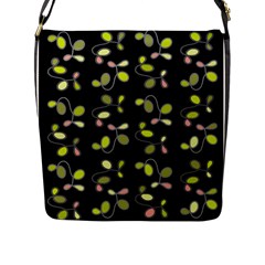 My Beautiful Garden Flap Messenger Bag (l)  by Valentinaart