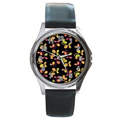 My Garden Round Metal Watch by Valentinaart