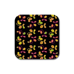 My Garden Rubber Square Coaster (4 Pack)  by Valentinaart