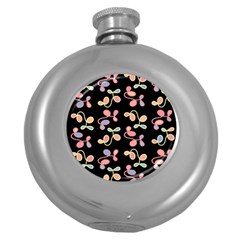 Elegant Garden Round Hip Flask (5 Oz) by Valentinaart