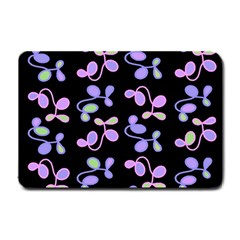 Purple Garden Small Doormat  by Valentinaart